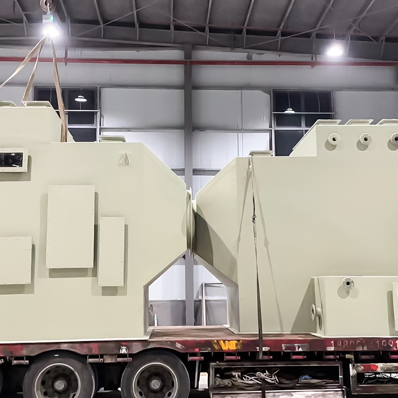 FRP 수평 스크러버 타워