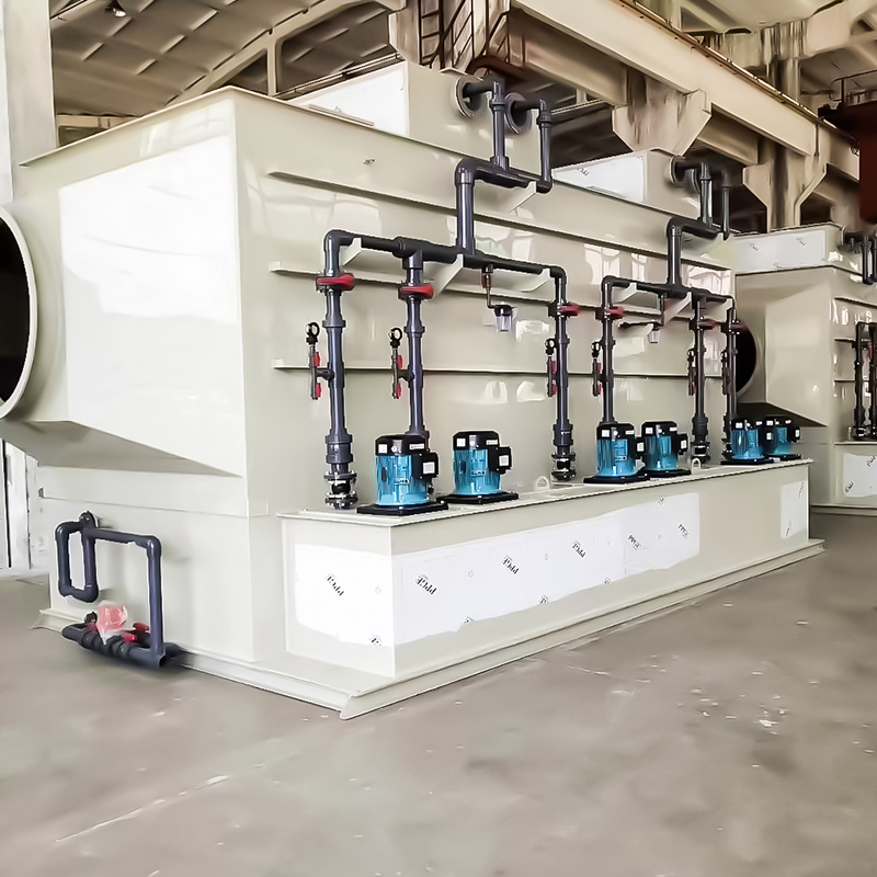 PP 수평 스크러버 타워