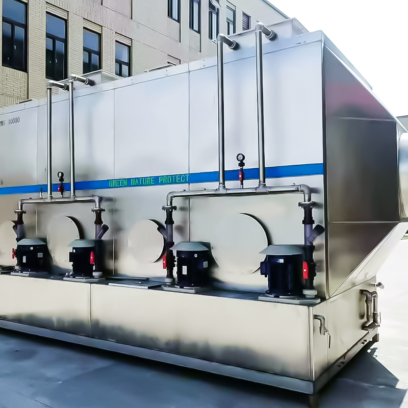 304 스테인레스 스틸 수평 스크러버 타워