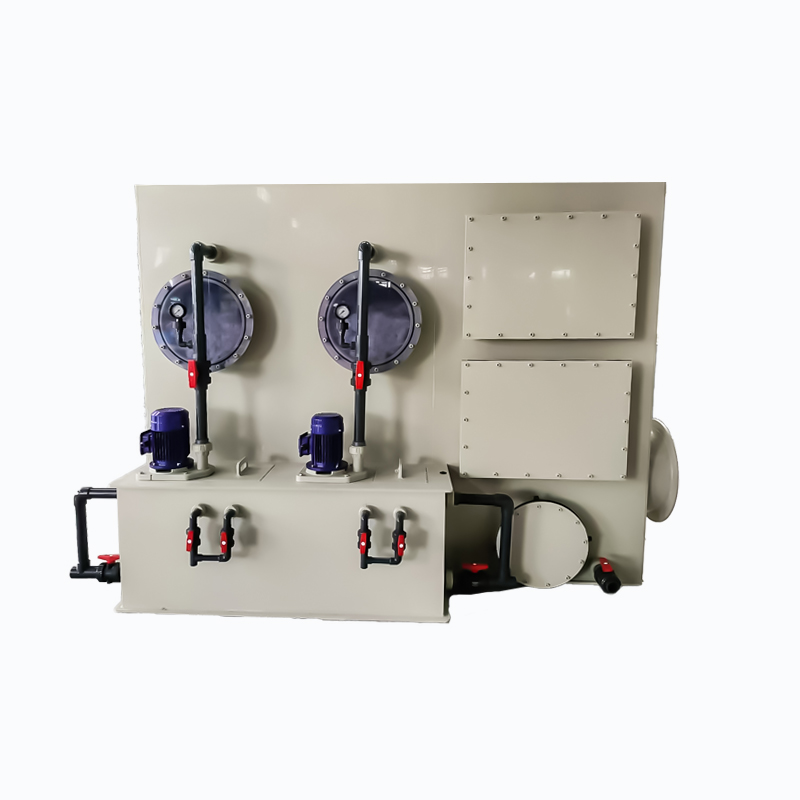 PP 수평 스크러버 타워