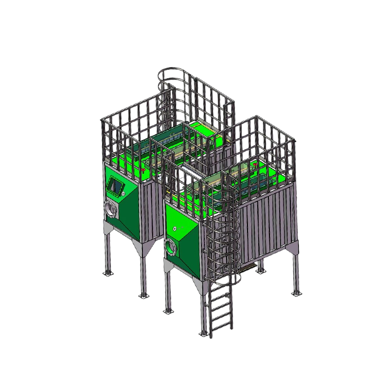 상단 로딩 및 하단 로딩 탄소강 활성탄 흡착 상자