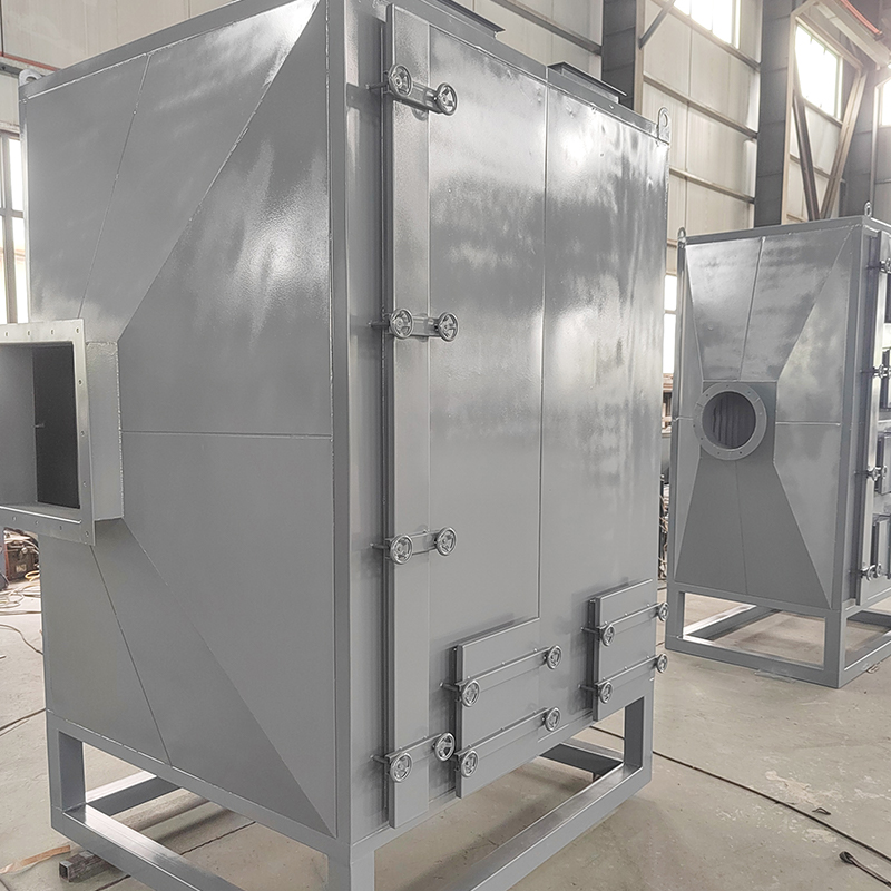 상단 로딩 및 하단 로딩 탄소강 활성탄 흡착 상자